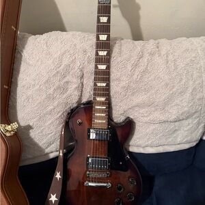 Gibson Electric Guitar in Sunburst Brown and Black